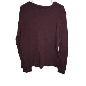 H&M Deep Maroon Knit Top